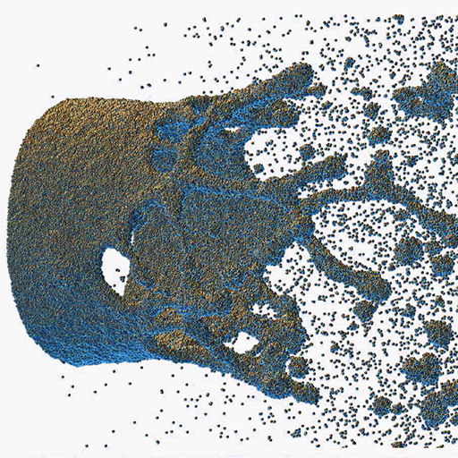 CPU-Based Rendering of Large-Scale Particle Data