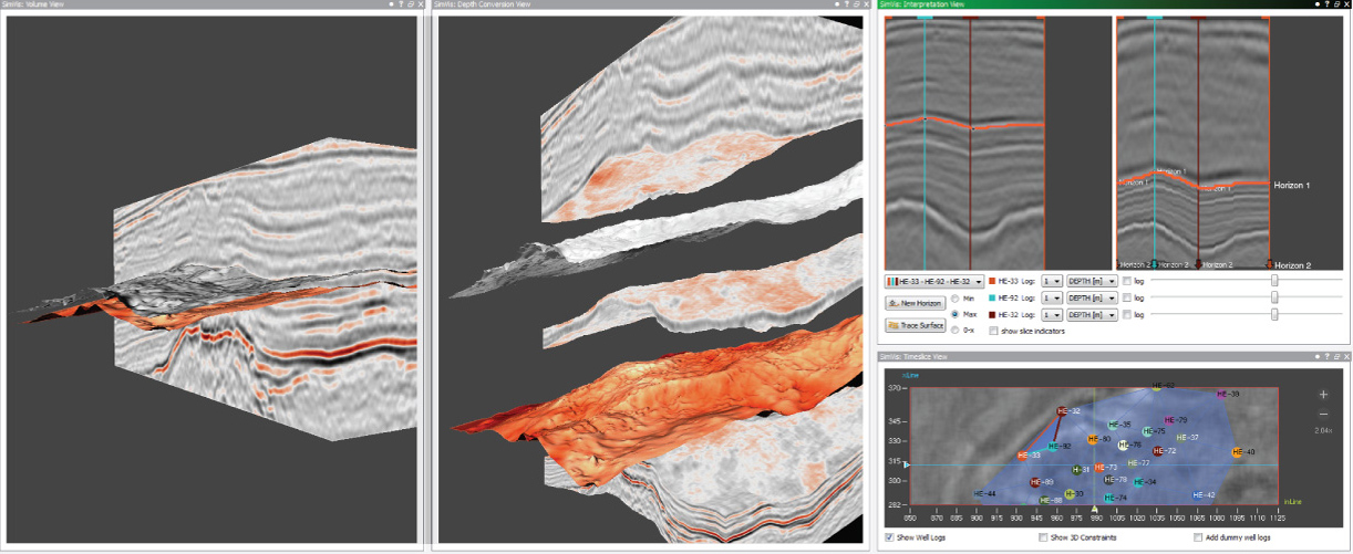 SeiVis: An Interactive Visual Subsurface Modeling Application
